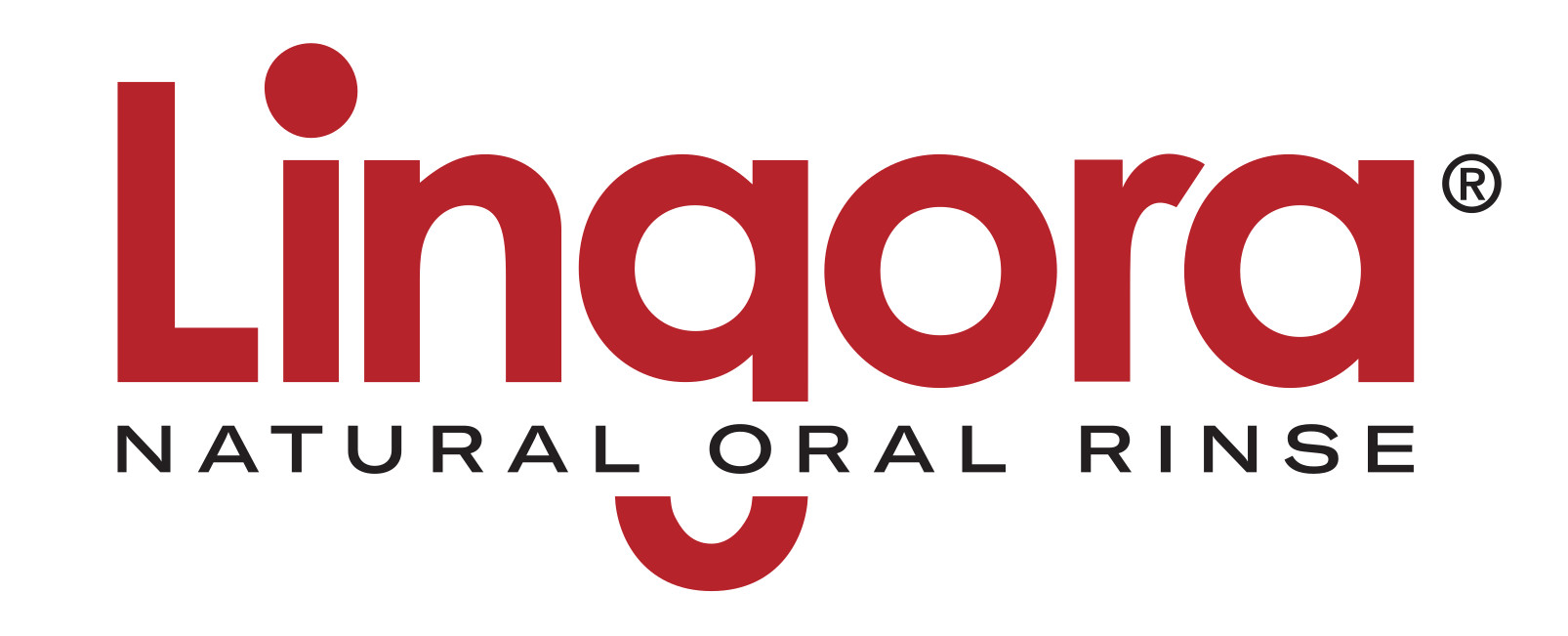 Lingora Oral Rinse logo with tagline